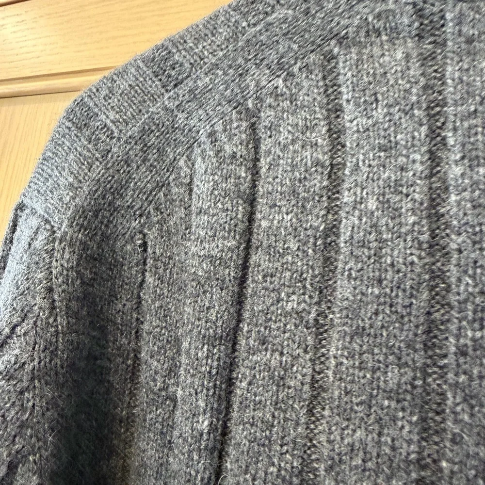 GAP Holiday 2003 Lambs' Wool Pullover Quarter Zip Ribbed Sweater / large